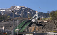 Завершено строительство 1-го участка распредсети олимпийского комплекса трамплинов