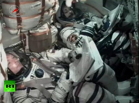 Стартовавший с Байконура «Союз» доставил на МКС экипаж с российской женщиной-космонавтом