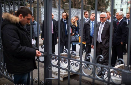 Министра иностранных Дел Германии Шмайнмайера не пускали в Администрацию Порошенко