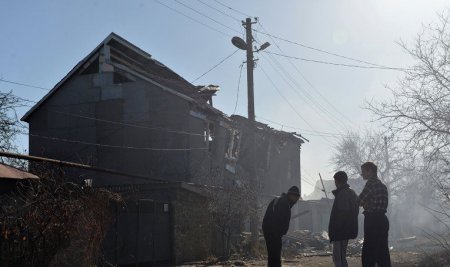 По Донецку нанесен мощный артиллерийский удар