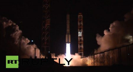 Ракета-носитель «Протон-М» с европейским спутником Astra-2G успешно стартов ...