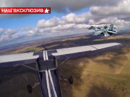 Корреспондентом «Звезды» хотел повторить полет Руста и был перехвачен Cу-27