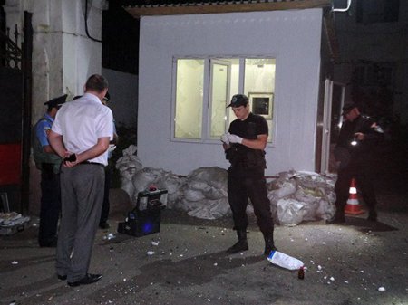 Ночью взорван вход в офис «Самообороны Одессы»