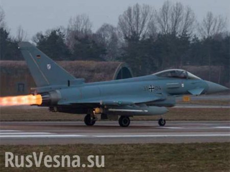Истребитель НАТО развалился перед взлетом в Эстонии