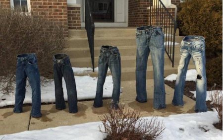 #FrozenPants: Сильные снегопады в США привели к появлению в интернете моды на «замороженные штаны»