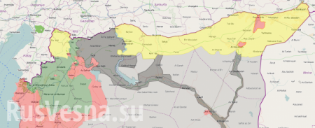 Как курды YPG намерены занять северную Сирию (КАРТА)