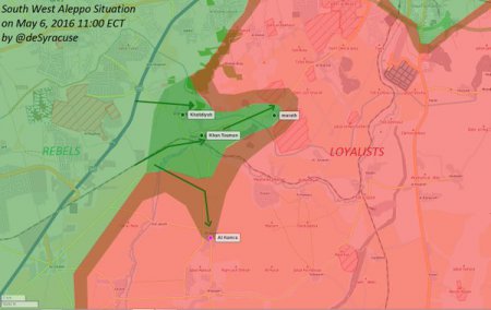 Исламисты захватили Хан-Туман и продолжают наступление южнее Алеппо