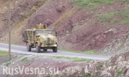 Турецкий броневик разорвало на части курдской миной (ВИДЕО)