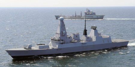 Шесть новейших миноносцев ВМС Великобритании вышли из строя из-за теплой во ...