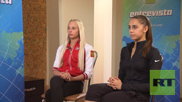 Российские гимнастки в интервью RT: Мы всегда выигрываем, потому что у нас лучшие условия