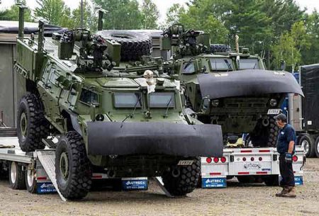 Армия Канады получила первую партию бронемашин TAPV