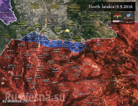 Армия Сирии при поддержке ВКС РФ наступает под Дамаском и в Латакии: освобождены селения и высоты (ВИДЕО, КАРТА)