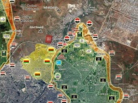 Сирийская армия взяла под контроль до половины района Овейджа и большую час ...