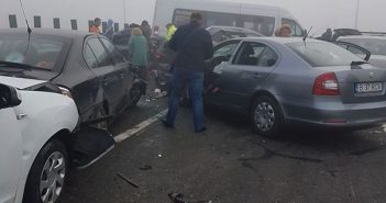 Масштабное ДТП в Румынии: столкнулись 27 автомобилей