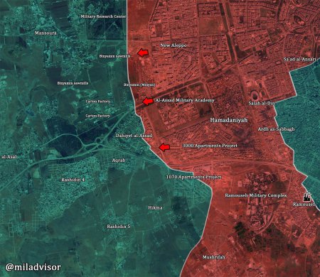 Алеппо 31 октября 2016. Сирийская армия пытается отбить потерянные районы - Военный Обозреватель