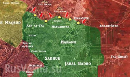 Битва за Алеппо: «Тигры», САА и «Хезболла» очищают от боевиков квартал за кварталом (ФОТО, КАРТА)