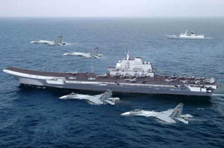 Китай провел широкомасштабные учения с участием ударной авианосной группы - Военный Обозреватель