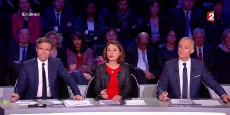 Министр обороны Франции уснул на дебатах кандидатов в президенты