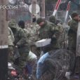 Украинские боевики разграбили поезд