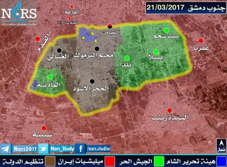 Сводка событий в Сирии за 21 марта 2017 года