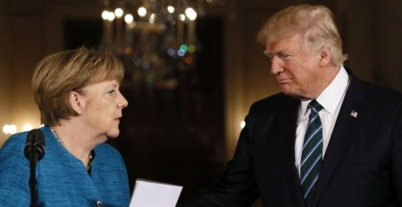 Трамп и Меркель обсудили ситуацию на востоке Украины
