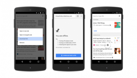 Google добавила улучшения для использования автономного контента в Chrome