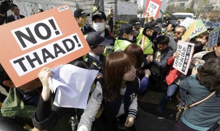 Южная Корея остановила размещение американской системы ПРО THAAD
