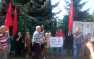 В Кишиневе прошел пикет у здания посольства Польши в Молдове против сноса п ...
