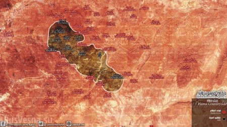 Акербатский котёл сжимается: Армия Сирии и ВКС РФ освободили от ИГИЛ ещё 7 населённых пунктов в Центральной Сирии (КАРТА)