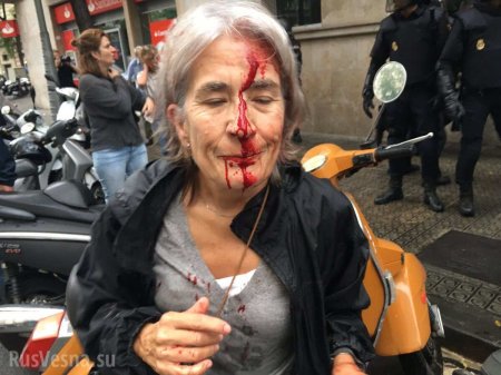 Первая кровь каталонского референдума (+ВИДЕО, ФОТО)
