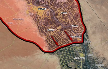 Сирийская армия ведет наступление южнее города Маядин в провинции Дейр-эз-Зор - Военный Обозреватель