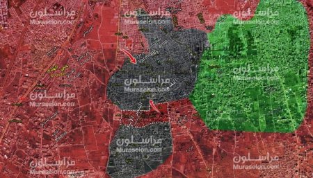 Сирийская армия разделила анклав ИГ на юге Дамаска на две части