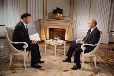 Путин пожелал счастья и процветания каждой китайской семье. Интервью Владимира Путина Медиакорпорации Китая.