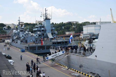 В порт Одессы зашли корабли НАТО (ФОТО)