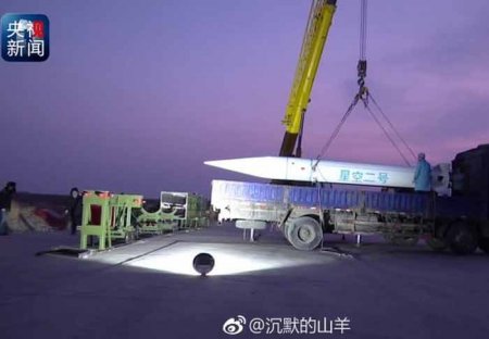Испытания китайского гиперзвукового летательного аппарата "Синкун-2"