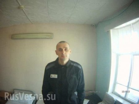 Опубликованы кадры с украинским террористом Сенцовым, «голодающим» 88-й день (ФОТО)