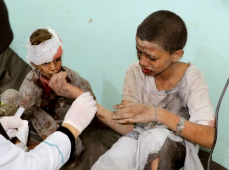 Бомба, убившая 40 детей в Йемене была произведена в США