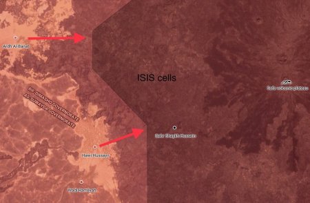 Сирийская армия потеснила боевиков ИГ на западе плато Ас-Сафа