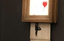 Видео: картина Бэнкси «самоуничтожилась» после продажи на Sotheby’s