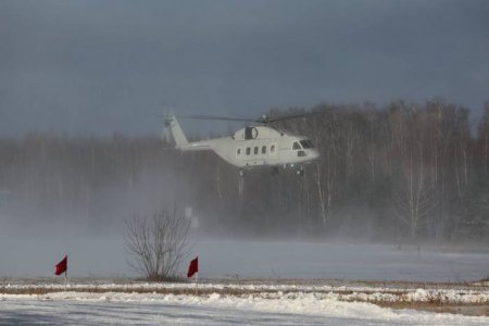 Первый полет опытного вертолета Ми-38Т для Министерства обороны России
