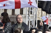 В Тбилиси протестуют против итогов выборов президента Грузии