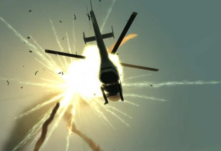 Чудовищный взрыв: кадры уничтожения азербайджанского вертолёта (ВИДЕО)