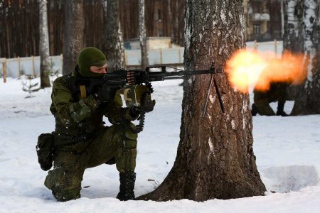 Десантники сожгли опорные пункты боевиков ВСУ (ВИДЕО)