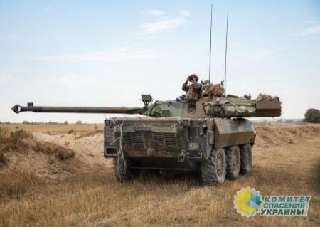 На Украину прибыла первая партия колёсных танков AMX-10RC