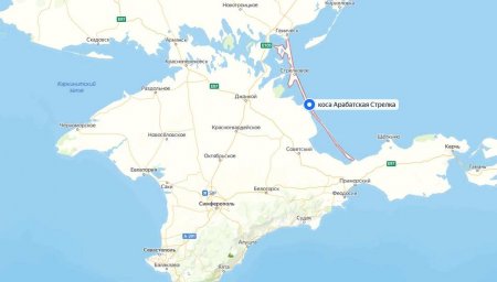 В Крыму закрывается доступ на Арабатскую стрелку (КАРТА)