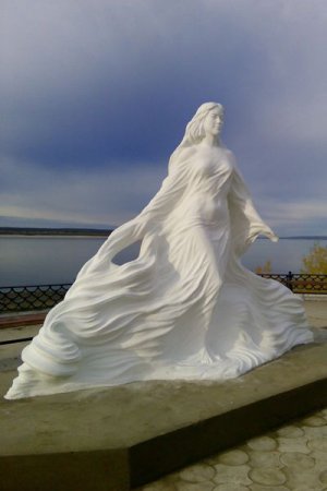 «Красавица Лена»: В якутском Олекминске появился памятник реке Лене