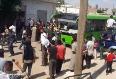 Боевики покидают район Аль-Ваар в Хомсе