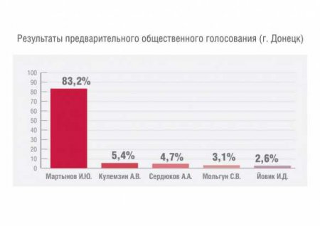 ОФИЦИАЛЬНО: окончательные результаты праймериз в Донецке (ИНФОГРАФИКА)