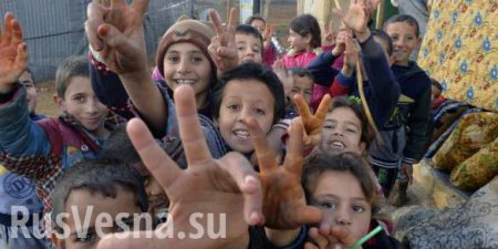 Сирийские дети спели «Пусть всегда будет солнце» по-русски (ВИДЕО)