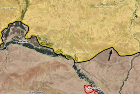 Курды продвигаются к Ракке с востока вдоль берега Евфрата - Военный Обозреватель
